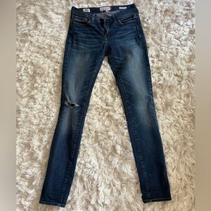 Women’s lucky brand dark wash jeans- Brooke skinny/ankle- Sz 4/Sz 27.